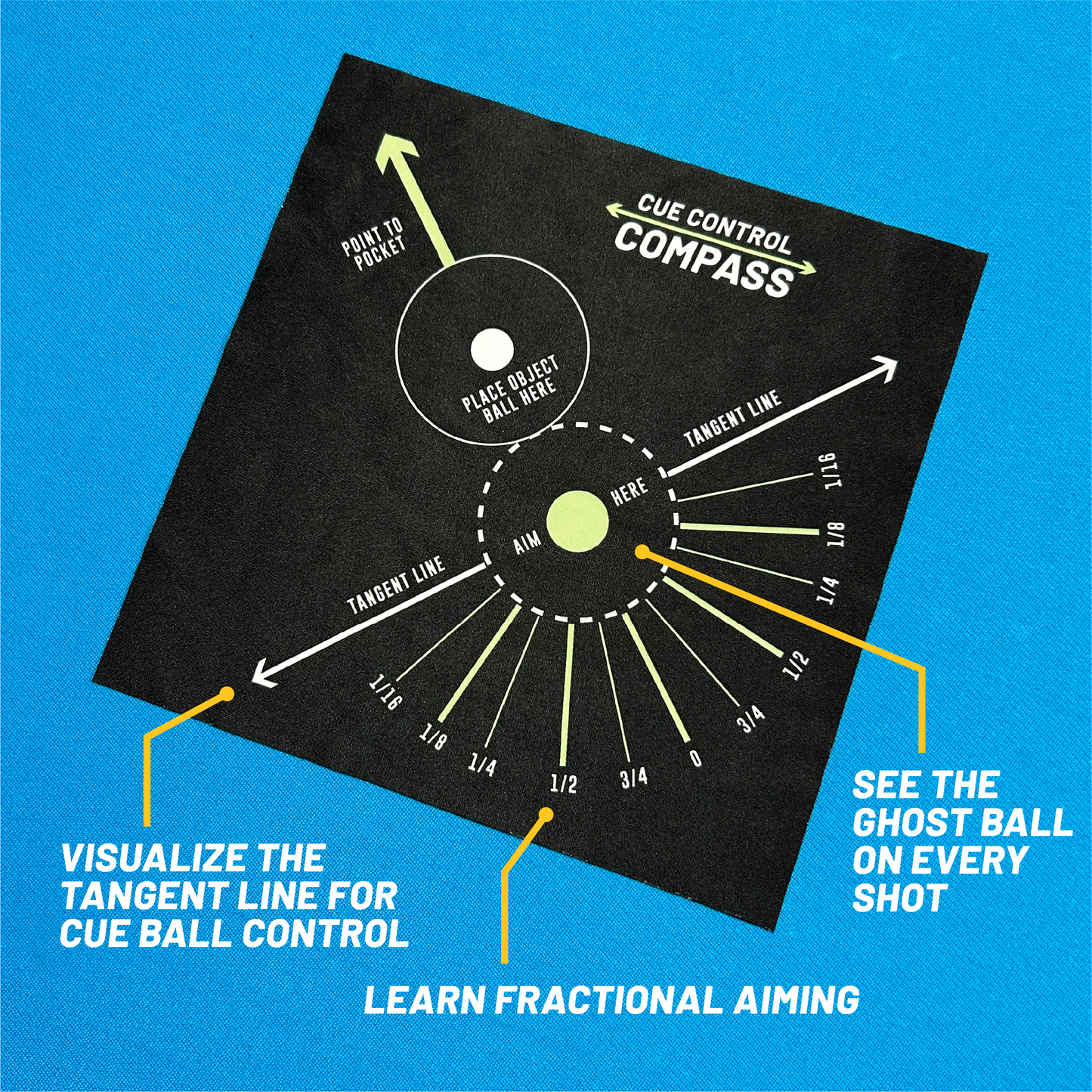 Cue Control Compass + Target Mat
